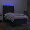 VidaXL Slat Bed Base with Mattress and LED, Upholstered Bed, Single Bed, Adult Bed for Interior Bedroom, 3138127