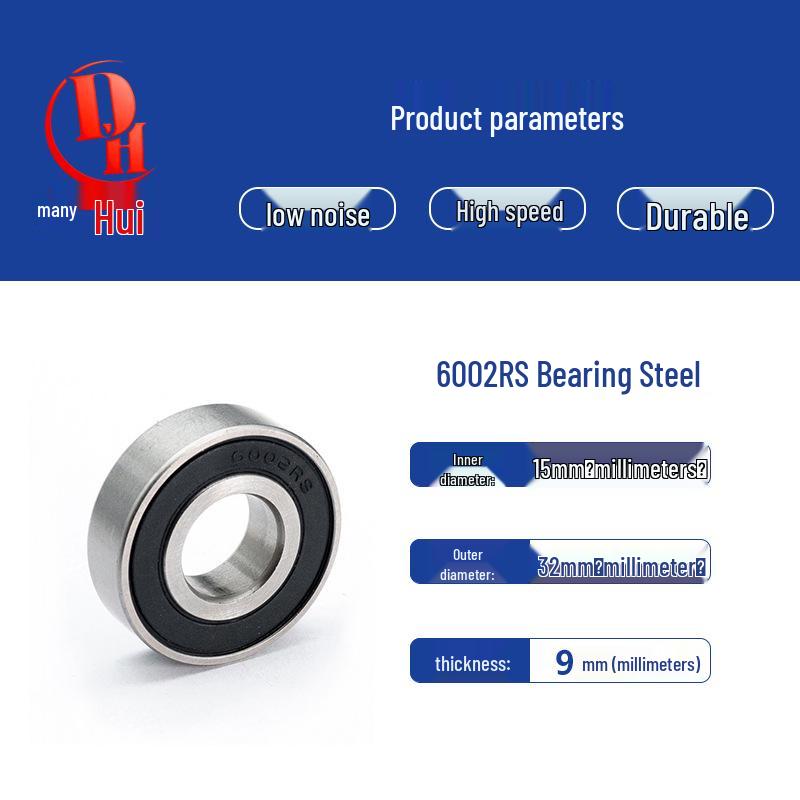 High-Precision Silent Deep Groove Ball Bearing 60 Series Z4V4 Grade with Iron Cover