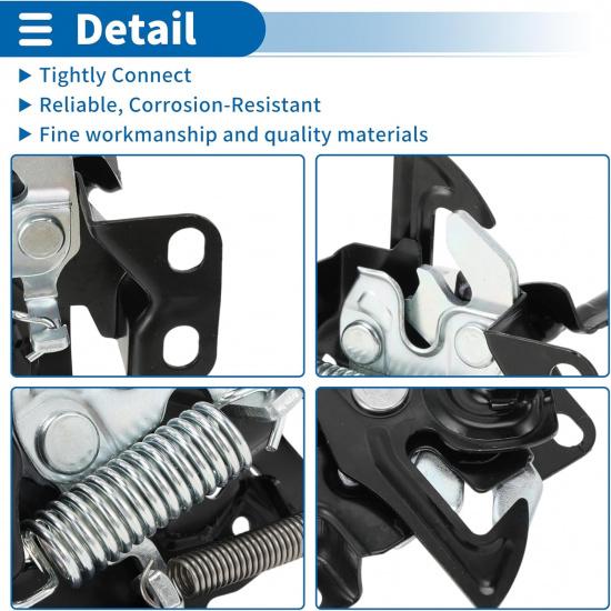 Hood Latch Assembly for Honda Civic 2004-2005 Engine Hood Latch Lock Release No.74120S5A509 1 Pc