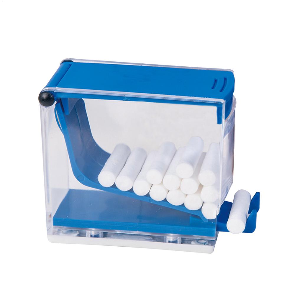 Dental Cotton Roll Dispenser Holder Press Type Box Dentist Supplies Material Storage Box Dentistry Organizer Accessories