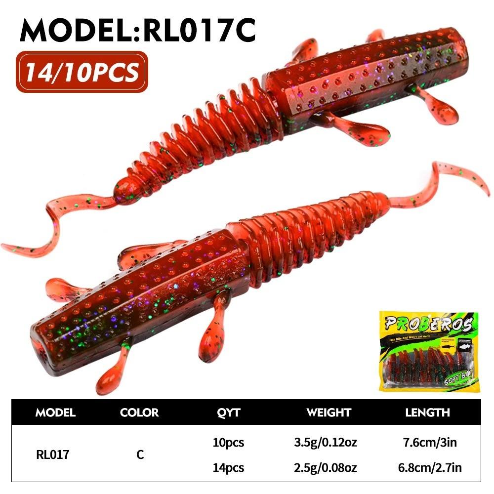 10pcs 7.6cm Soft Lures 3.5g Crankbait Lure Portable Swimbait Lure Pesca Gear