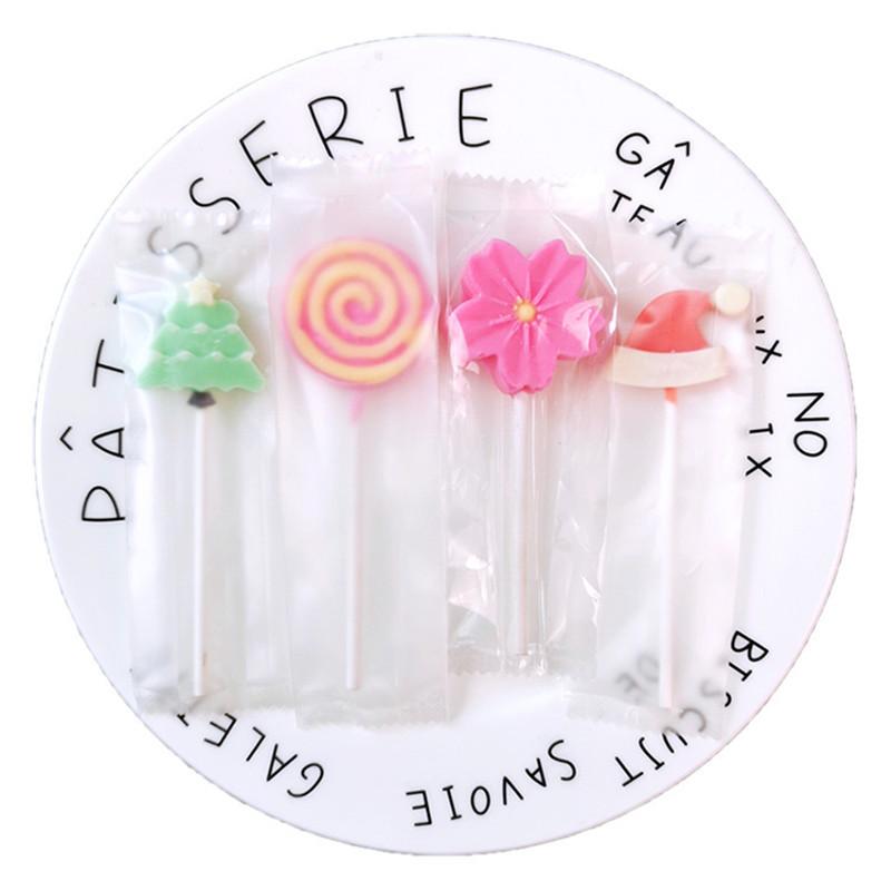 50/100pcs Transparent Frosted Package Handmade Lollipop Packaging Machine Sealing Candy Sugar Bags