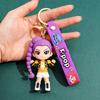 1/10PCS KPOP Demon Hunters Keychain Tiger Character PVC Model Keychain Adorable Harajuku Style Key Ring for Friends Fans Halloween