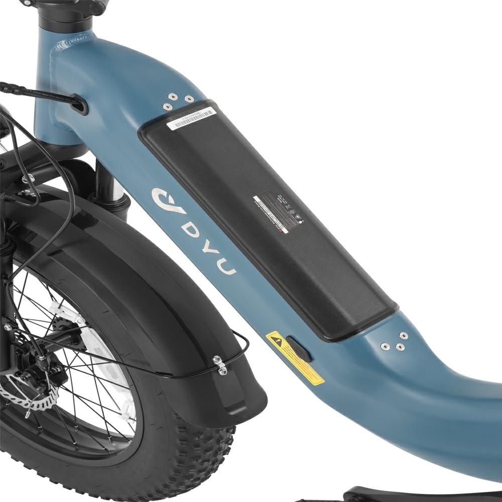 Electric Bike DYU FF50 20" 250W Motor 48V 14AH Max Range 70Km Top Speed 32Km/h Load 150KG Blue
