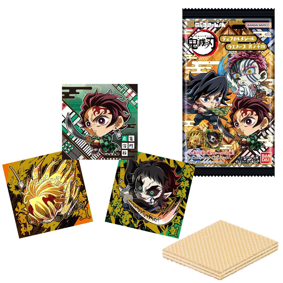 

Niformation Demon Slayer Deformed Sticker Wafers 14 BOX Vol. 20-Pack (Candy Toy) фиолетовый