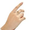 Exquisite Retro-Style Sapphire Jewelry Set: Adjustable Ring, Stud Earrings, Necklace for Women