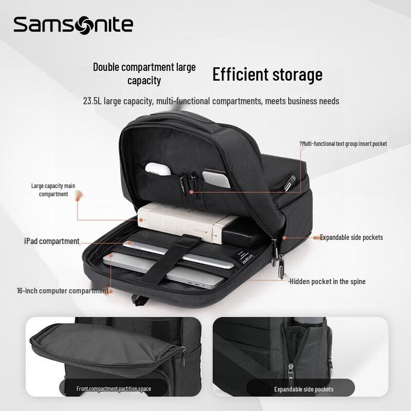 Samsonite 16-inch Men s Business Travel Commuter Laptop Backpack