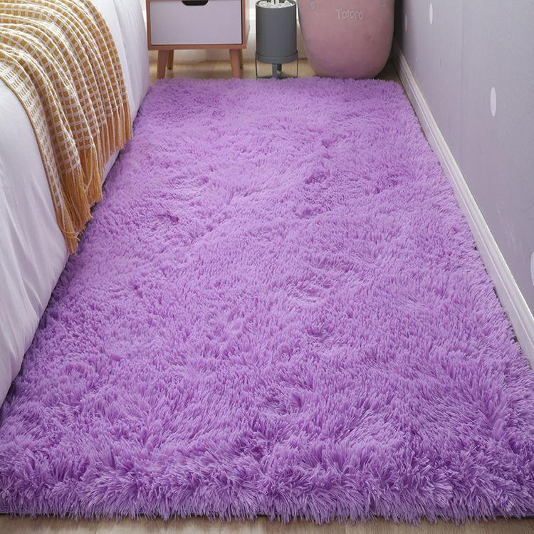 Tapetes Pelúcia Ultramacia Faux Duráveis e Laváveis à Máquina para Corredor Sala de Estar para Quarto Decoração de Casa em Várias Cores Tapetes