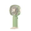Elifo Kleiner USB-Schreibtischventilator, Tragbarer Hand-Mini-Ventilator, Kompakter Elektrischer Ventilator, Schreibtischventilator, Grüne Farbe