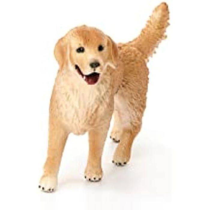 Figurine - SCHLEICH - Golden Retriever, femelle - 2 x 7 x 5 cm - Multicolore - 3 ans et plus