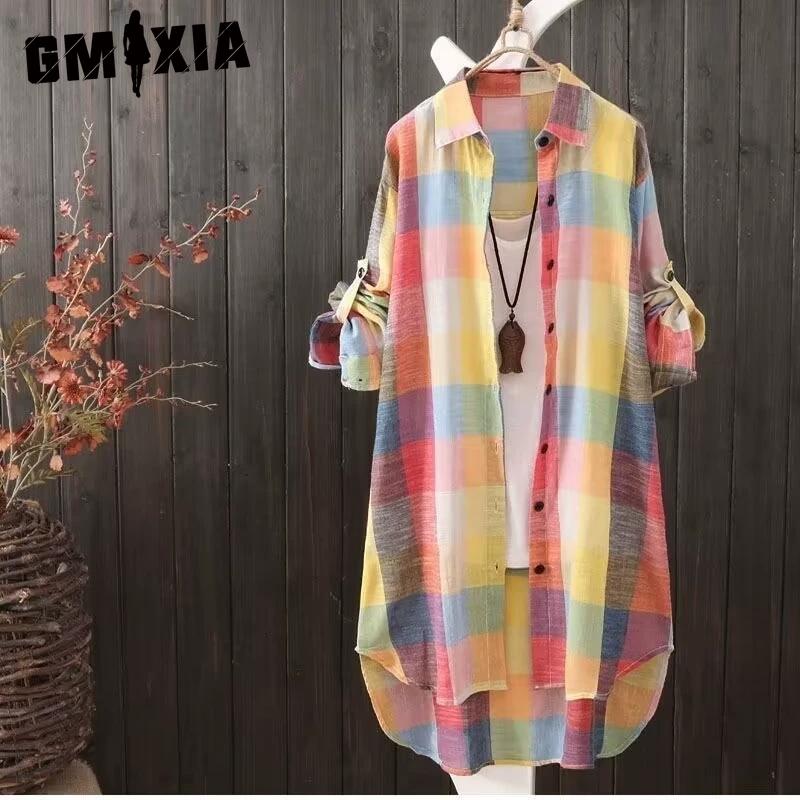 

GMXIA Женские модные повседневные блузки и рубашки с воротником ПОЛО XXL