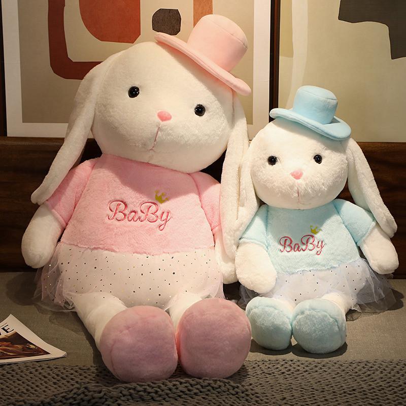 Ballet Dress Cute Rabbit Plush Toy Large Princess Muppet Valentine Day Girl Gift
