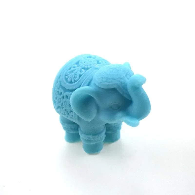New Mould Home Decoration Creative Design Mini Elephant Silicone Diy Candle Craft Resin Cake Pastry Baking Kitchen Supplies