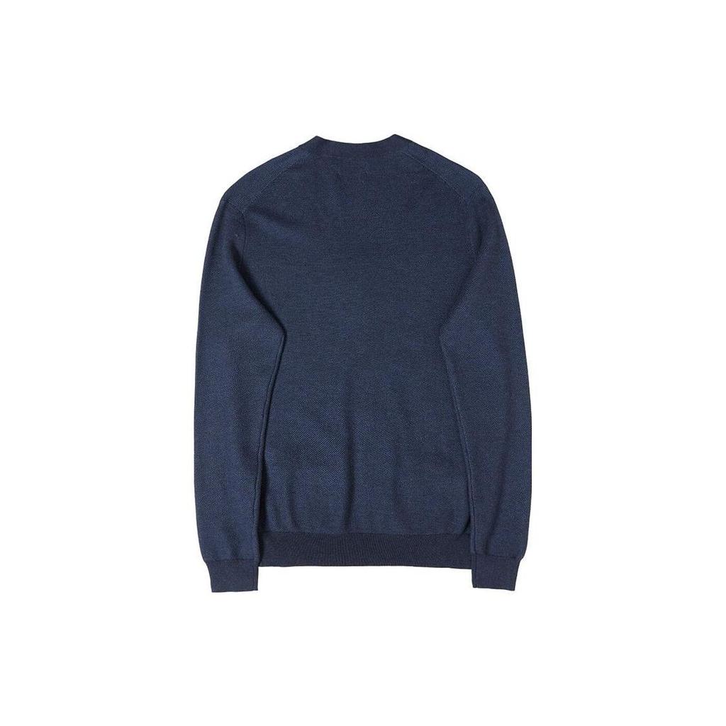 Polo Ralph Lauren FW23 Solid Color Logo Embroidered Button Knit Sweater Men Sweater Blue 710742869-003