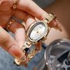 Bathtub Engraved Star Design Bracelet Watch High-End Bracelet Watch Women'S Simple And Unique Retro Oval Women'S Watch