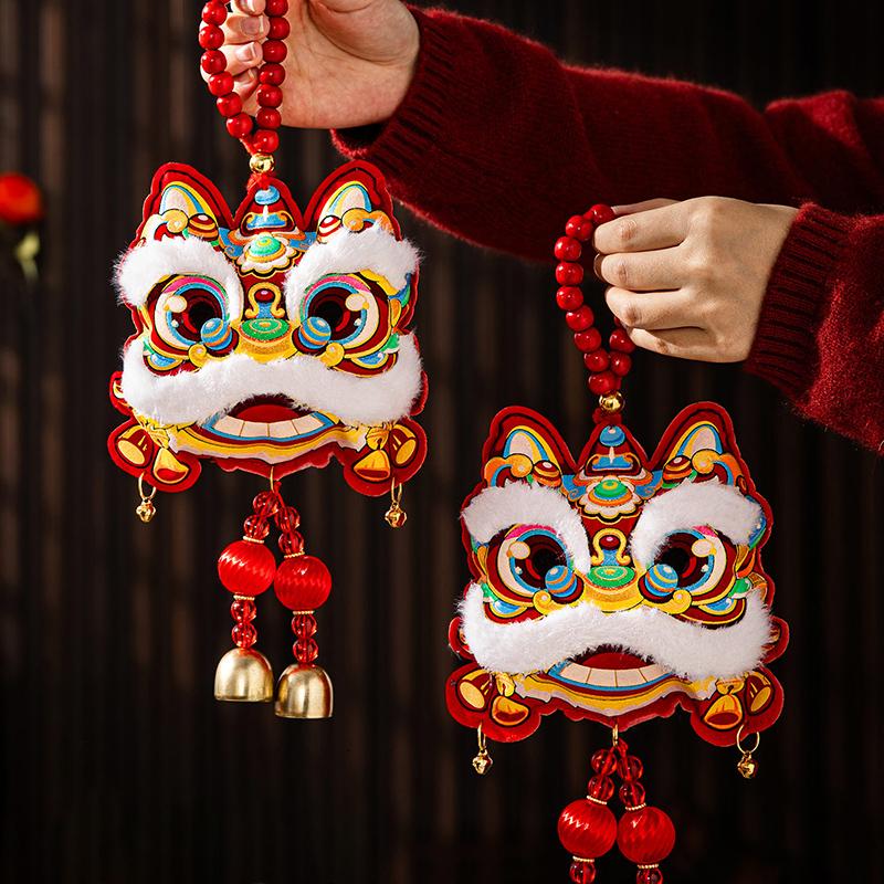 Agenda 2026 Chiense New Year Decoration Horse Keychain Pendant Tet Decoration Hanging Ornament Spring Festival Supplies