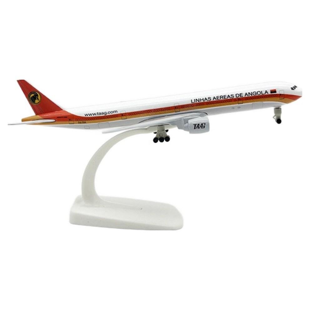 

20cm Die-cast Model Airplane, Boeing 777 Angola Airlines Edition, 1pc