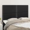 VidaXL Headboard Bedroom Furniture Bed Accessories Single Bed Heads Interior Bed Frame Heads Black 144x5x118/128 3116282