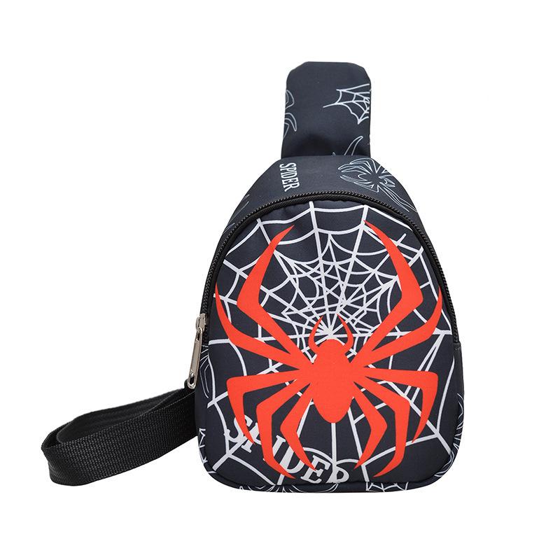 

Cartoon Spider Web Lightweight Crossbody Bag for Kids - Cute Single Shoulder Bag for Boys & Girls