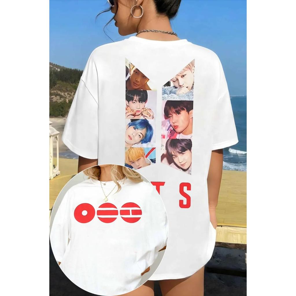 BTS 2026 Come Back Tee Shirt Oversized Men Women T-shirt Streetwear Y2k Short Sleeve High Streetwear Harajuku Comfortable Female Male Clothing