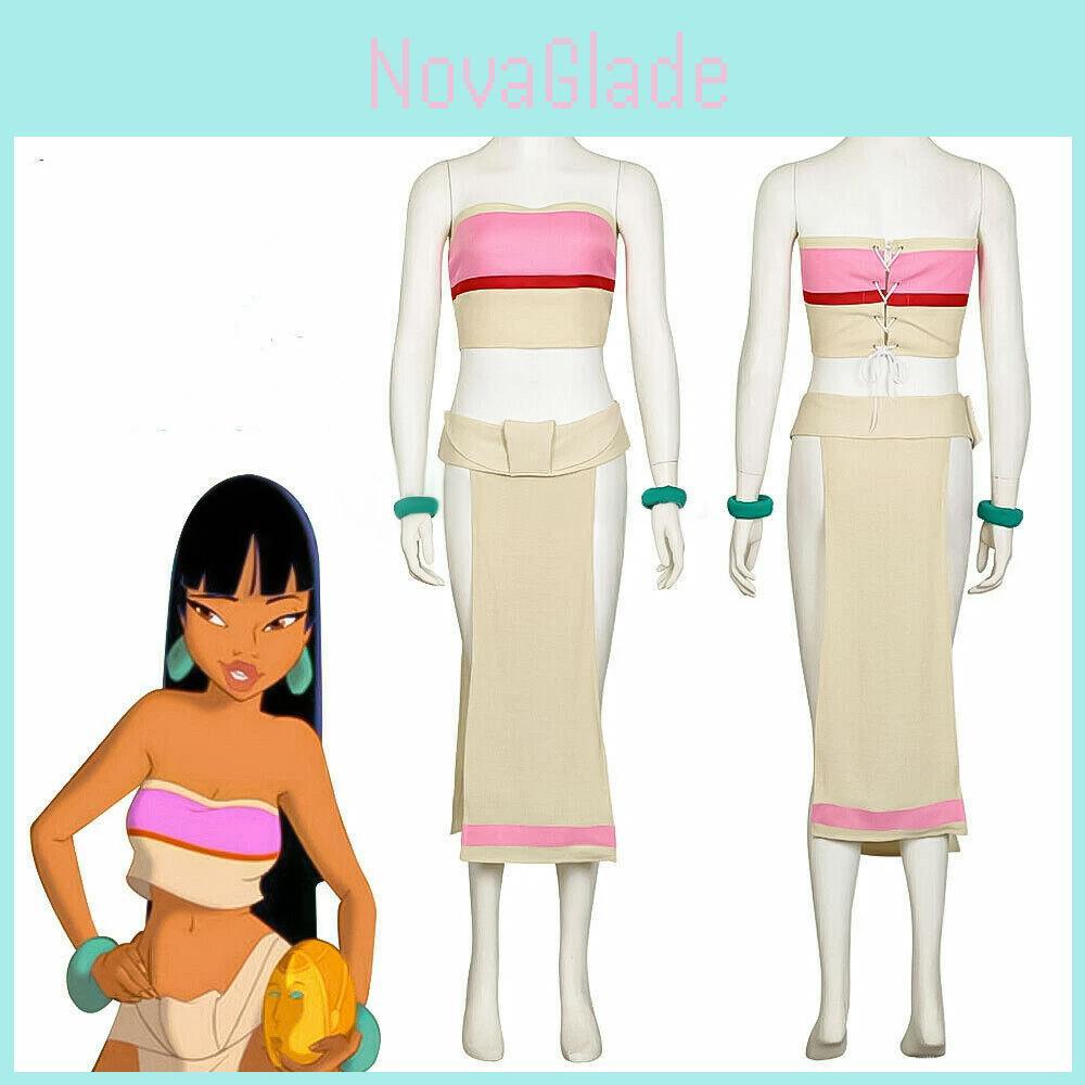 The Road To El Dorado Chel Cosplay Costume With Cotton Linen For Halloween Role Play