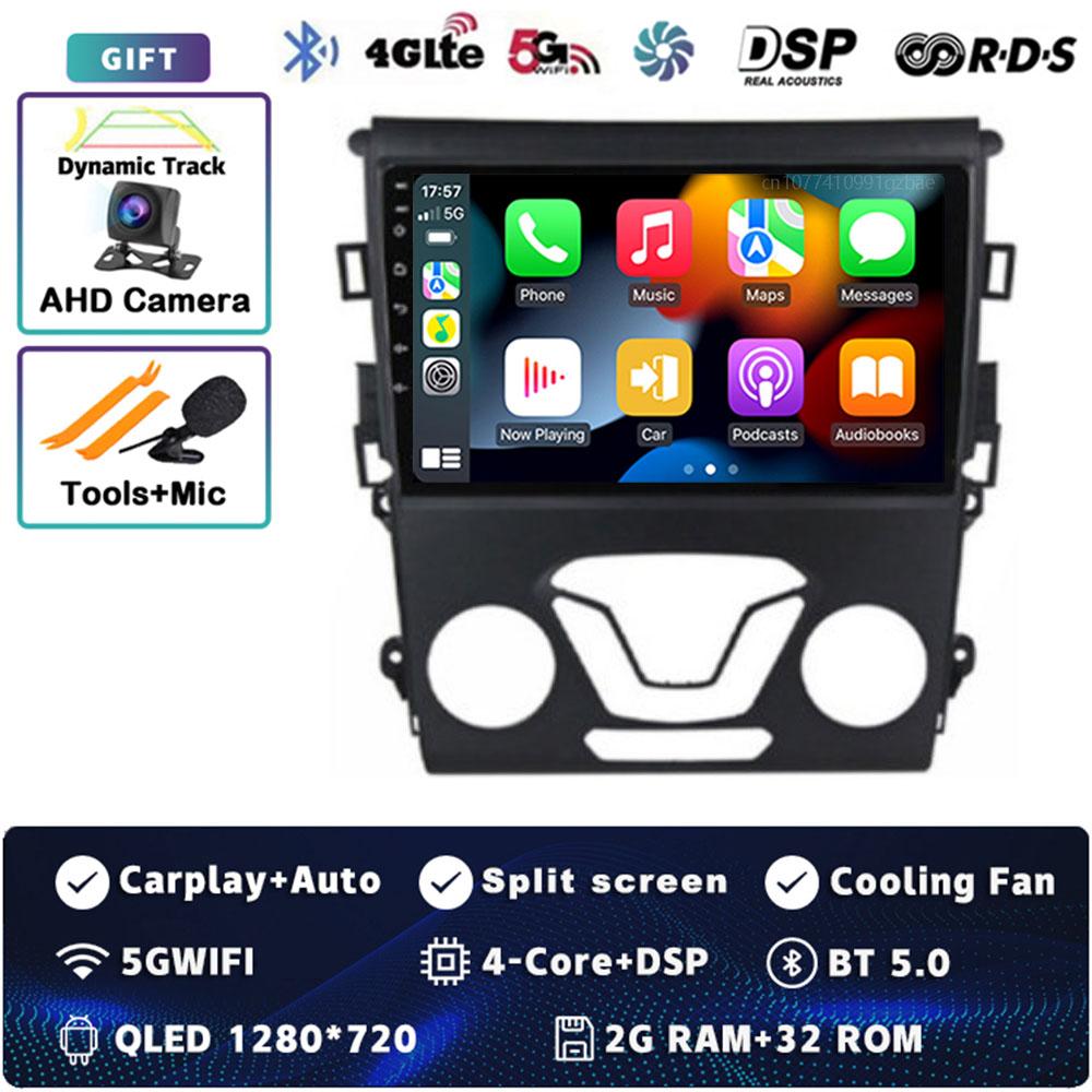 

Android 14 Carplay Auto для Ford Mondeo 5 Fusion 2012 2013 - 2019 Автомобильный радиоприемник 4G WIFI Плеер Мультимедиа srereo Навигация Видео BT