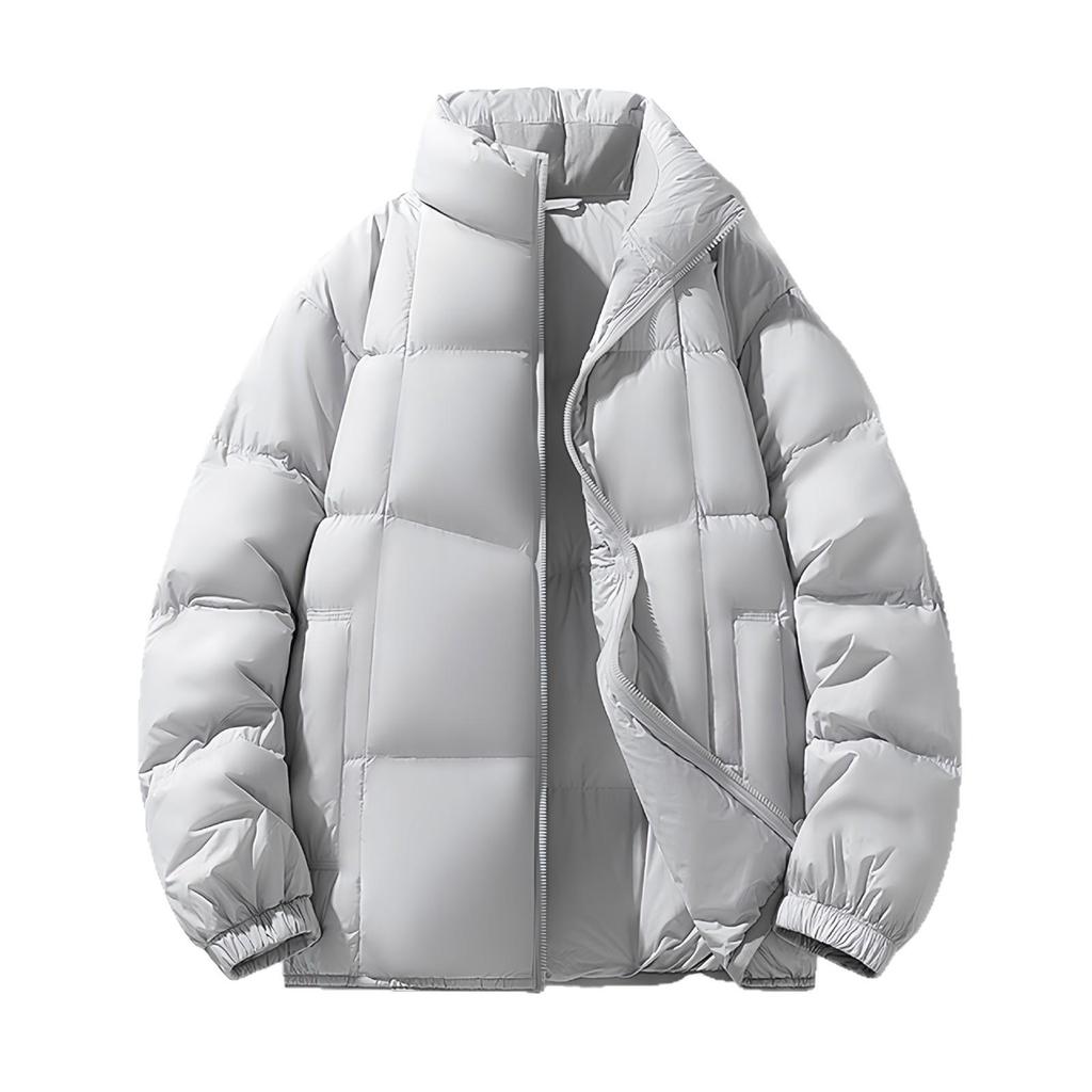 Doudoune Tendance Homme Grande Taille à Col Montant - Nouvelle Mode Hivernale Vêtements d'Extérieur