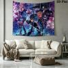 Sword Art Online Wall Tapestry Aesthetic Wall Hanging Printed Fabric Blanket Decorative Tapestries for Bedroom Living Room Home Decor