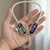 HiFi Sound Bluetooth Earphones LED Display Noise Reduction Earbuds Neckband Headsets  Travel
