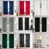 Solid Velvet Color Curtain Long Window Drapes For Living Ro Supplies Household