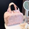 MDNG Large Capacity Fluffy Travel Cosmetic Bag