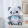 Charming Panda Plush Keychain Doll Fluffy Backpack Ornament Gift Idea