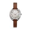 Matow Women's Solar Watch Sun Battery White Shell Dial Round Silver Achillea