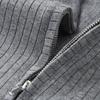 FIRS Men's Jacquard Zipper Polo Shirt