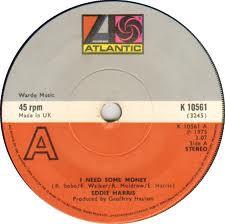 7inch Record EDDIE HARRIS - I Need Some Money K10561 Atlantic 1975 UK Soul/Funk Used