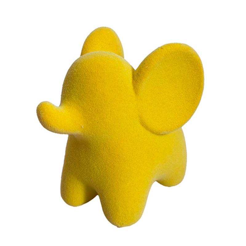 Resin Elephant Figurines Elephant Statues Animal Sculptures Collectibles Table Ornament for Home Office Decorations