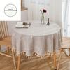 Japanese Cotton Linen Tablecloth - Fresh, Artistic, Round & Rectangular Options