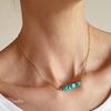 New Hot-selling Models, Fashionable Design, Bohemian Collarbone Chain, Turquoise Fragment Necklace.