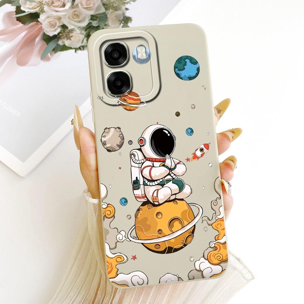 Case For Oppo A6 4G CPH2817 5G CPH2831 PLT120 Casing For Oppo A6 Cover Luxury Fashion Cute Cartoon Funny Painted Silicone Funda