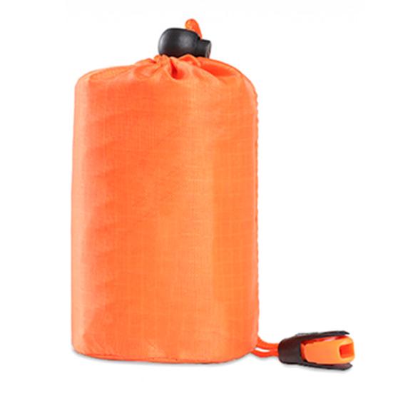 

Аварийный спальный мешок, портативное термоодеяло, легкое, водонепроницаемое, на открытом воздухе, для кемпинга, пешего туризма, для взрослых, палаточный мешок, снаряжение для выживания оранжевый