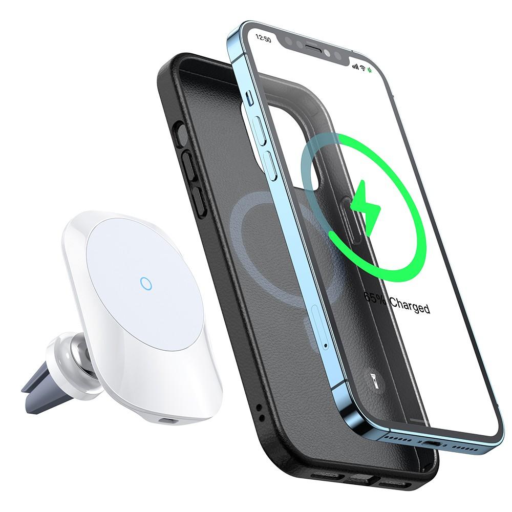 Mcdodo Car Holder With Magnetic Charger For Iphone 12 13 White
