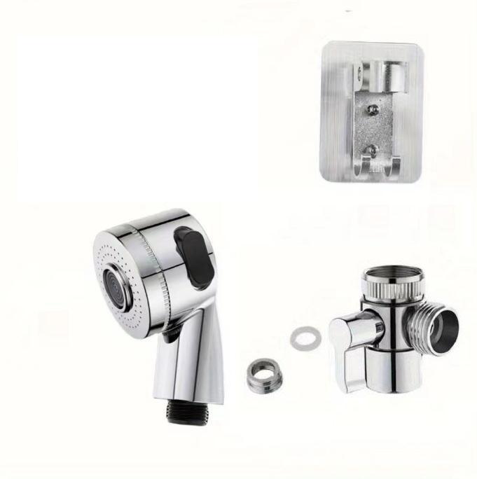 Protable Small Shower Head ABS Shampoo Hair Wash Salon Shower Head Side Switch Type Bathroom Accessories Hardware Set Q1