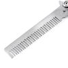 Stainless Steel Practice Training Butterfly Style Knife Hair Comb Cool Hair Care Styling Tools