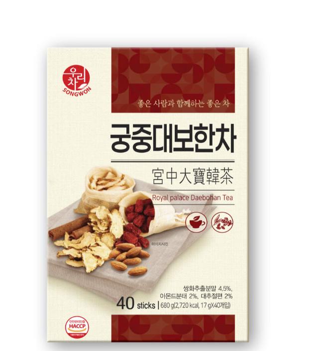 SONGWON Королевский Даебо Травяной Чай 40 пакетиков 1 box