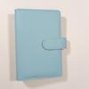 A4 A5 A6 Budget Binder File Holder Loose Leaf PU Leather Notebook Budget Binder with Prong Rings for Students Journal Business