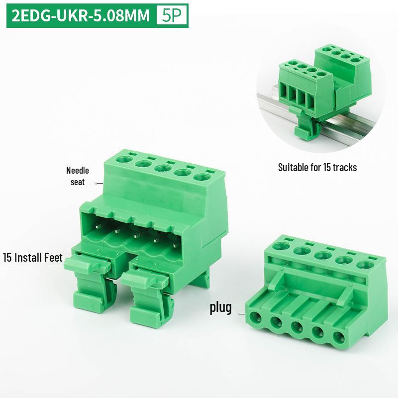 2EDG-UKR-5.08MM Plug-in Rail Guide Terminal Block Connector