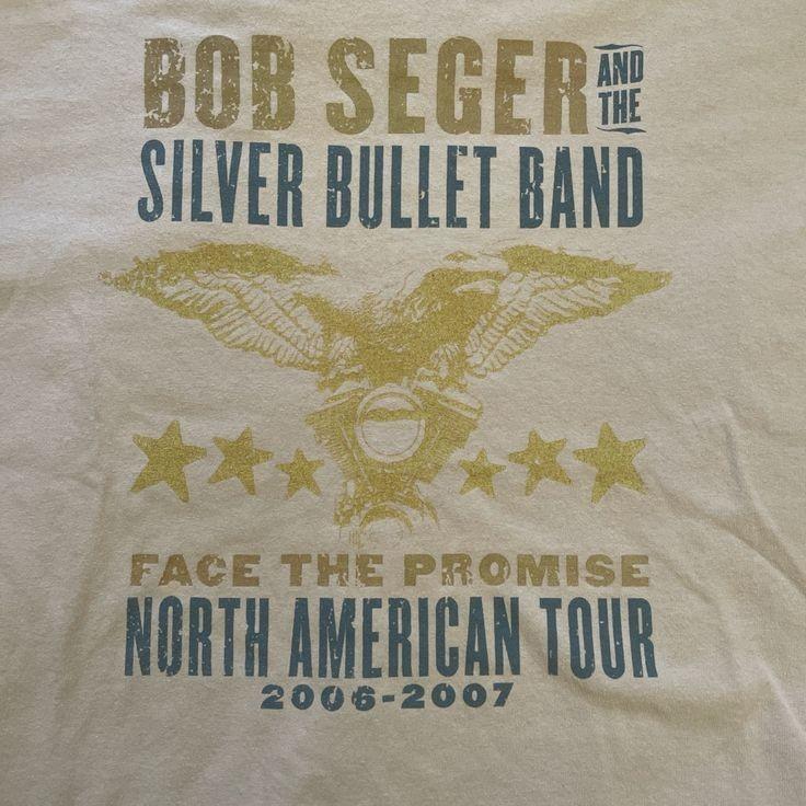 Bob Seger 2006 2007 Tour T-Shirt Short sleeve S to 5XL BL729 Unisex T-Shirt XXL