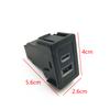 12V/24V Car Dual Charger QC3.0 USB PD Phone Charging Interface Adapter Socket For Suzuki SX4 Swift Accessories