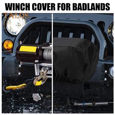 Winch Cover Heavy Duty Waterproof Dust-Proof Winch Protection Cover for 8500-17500 Lbs Electric Winch Universal Car Supplies