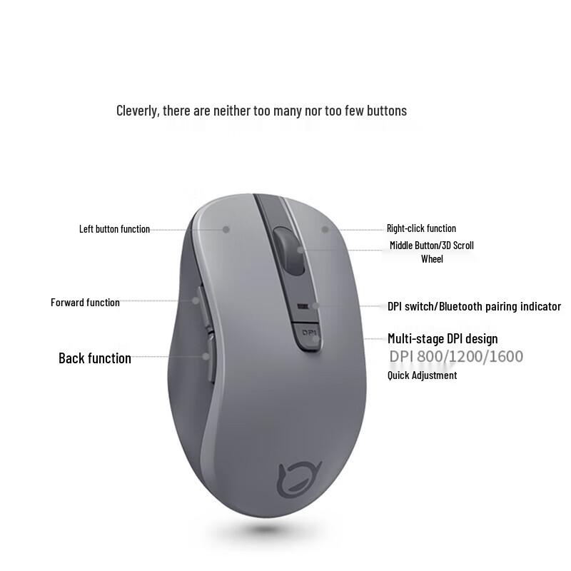 Lenovo Xiaoxin M1 Dual-Mode Wireless Bluetooth Mouse